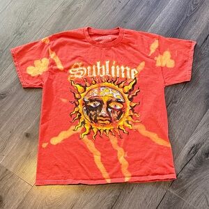 💚Sublime Orange Graphic T-Shirt grunge ska punk band shirt Santeria Long Beach